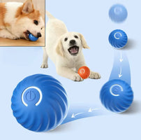 Dog Toy Ball Automatic Moving Bouncing Rolling Ball USB Smart puppy Interactive Dog Chew Toy Ball