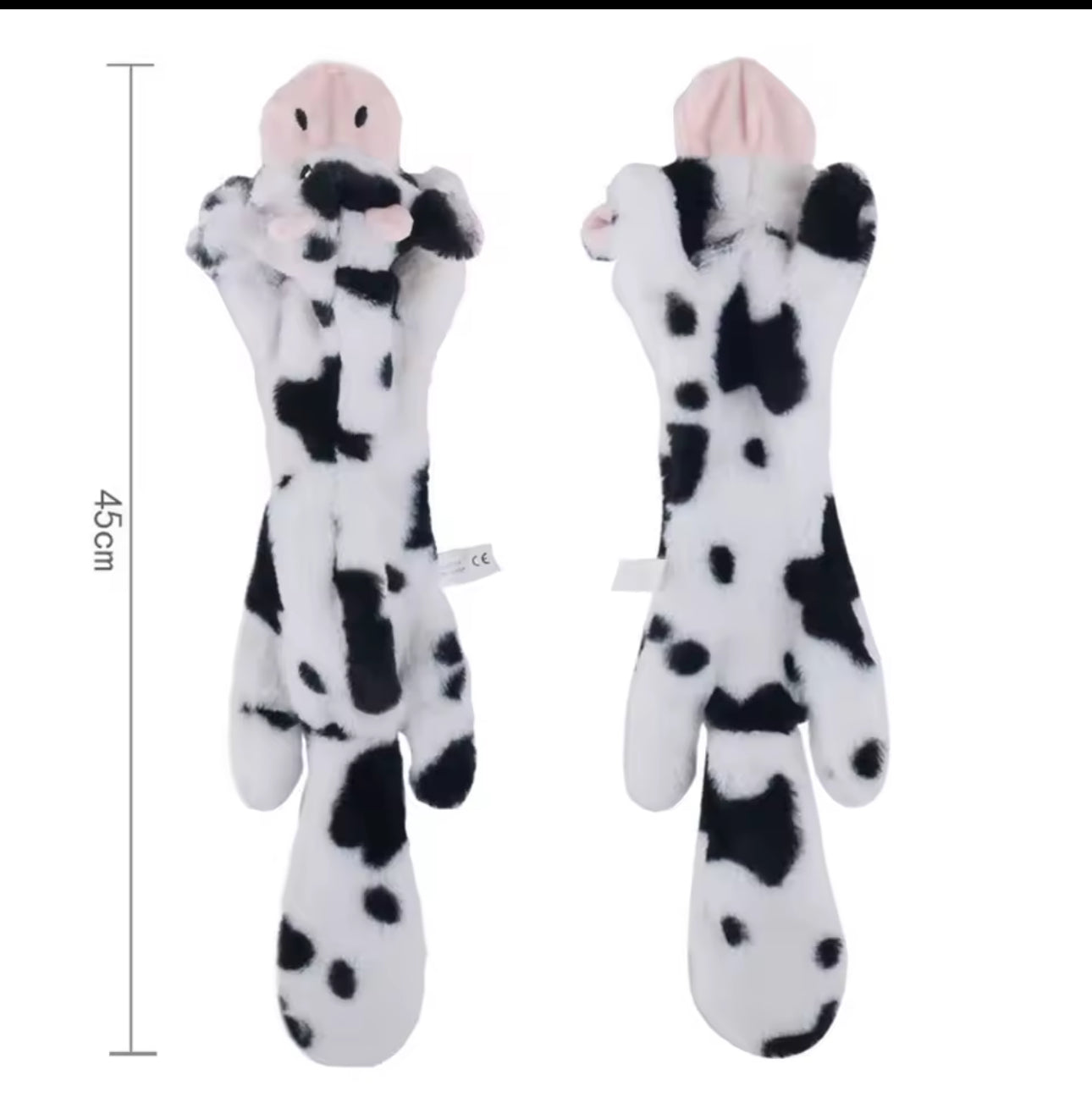 Funny Simulated Animal No Stuffing Dog Toy with Squeakers Durable Stuffingless Plush Squeaky Dog Chew Toy Crinkle Pet Squeak Toy