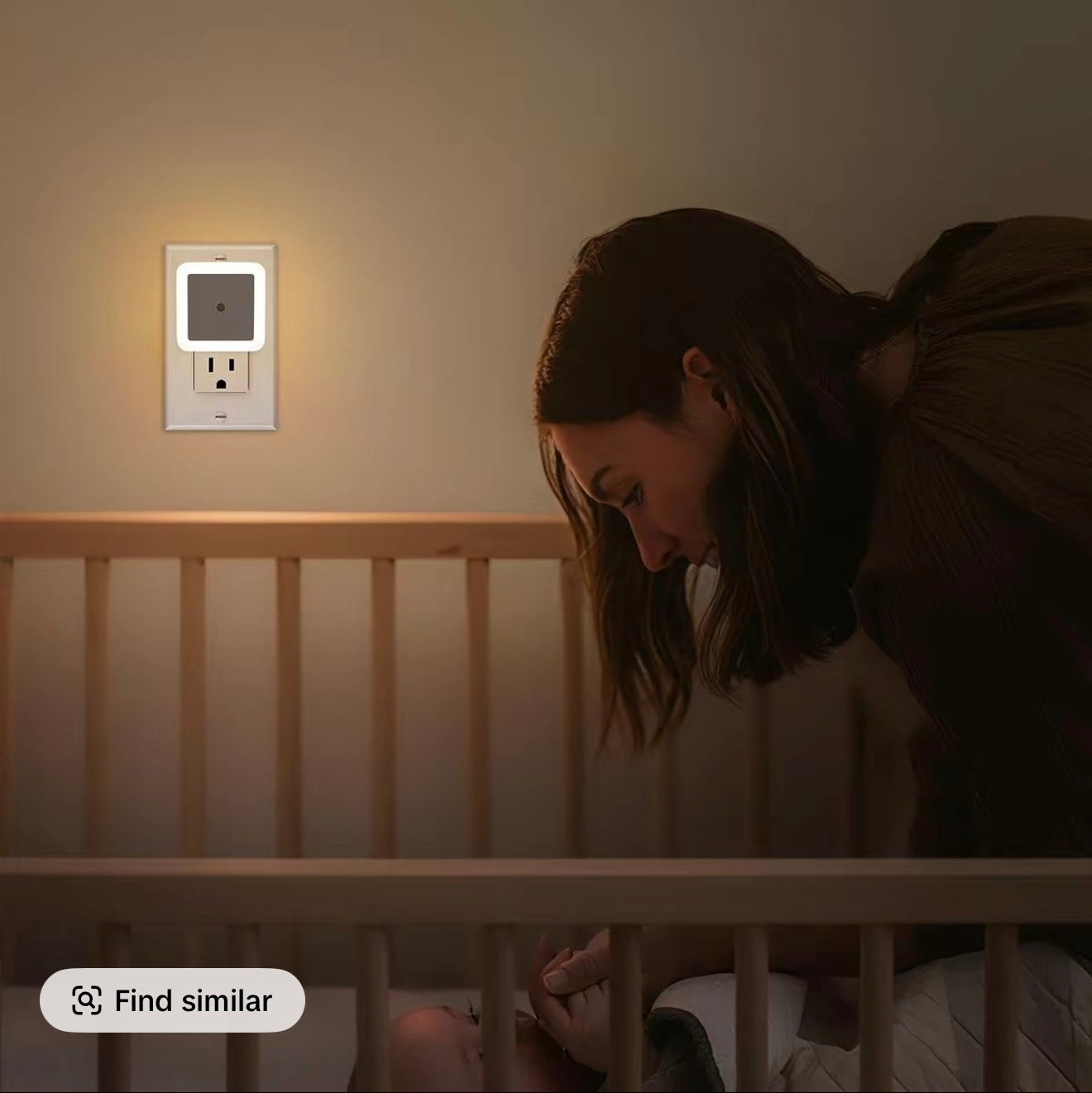 6 PCS LED Night Lights, Plug And Play Design Portable Night Lights, Auto Sensor Switch, Hallway Bedroom Night Lights Home Decor