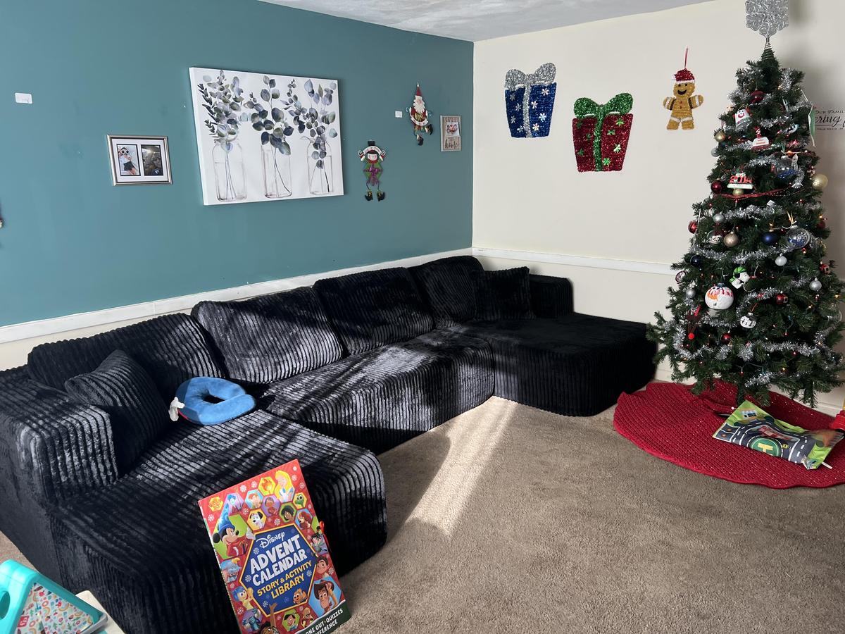 [3 Packs Shipped]  132-inch U-Shaped Sectional Corduroy Sofa - Modern and Soft for Living Room, Comfortable, No Assembly Required, Popular Boneless Sectional Sofa for Multiple People